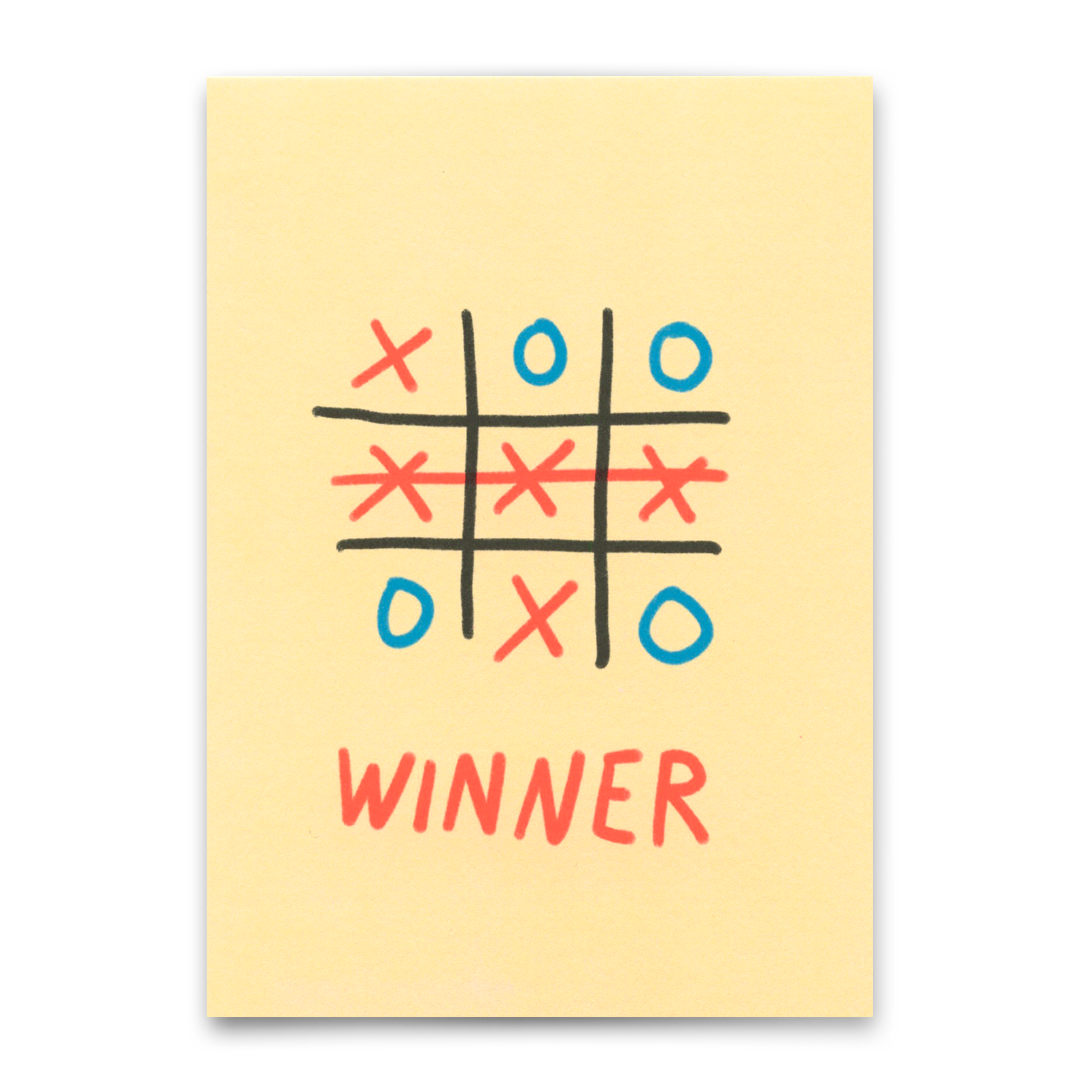 Postkarte "Winner" | Besondere Klappkarte zum Gratulieren