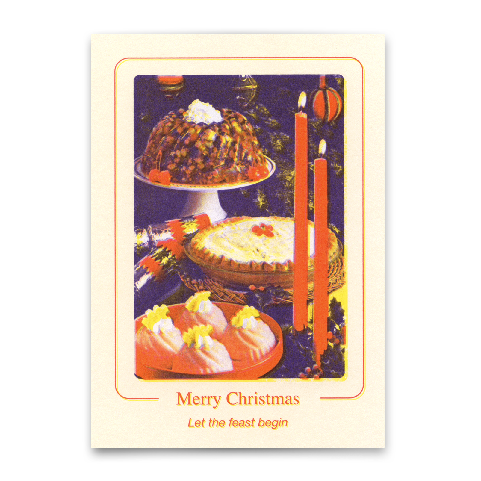 Postkarte "Christmas Feast" | Coole Karte zu Weihnachten