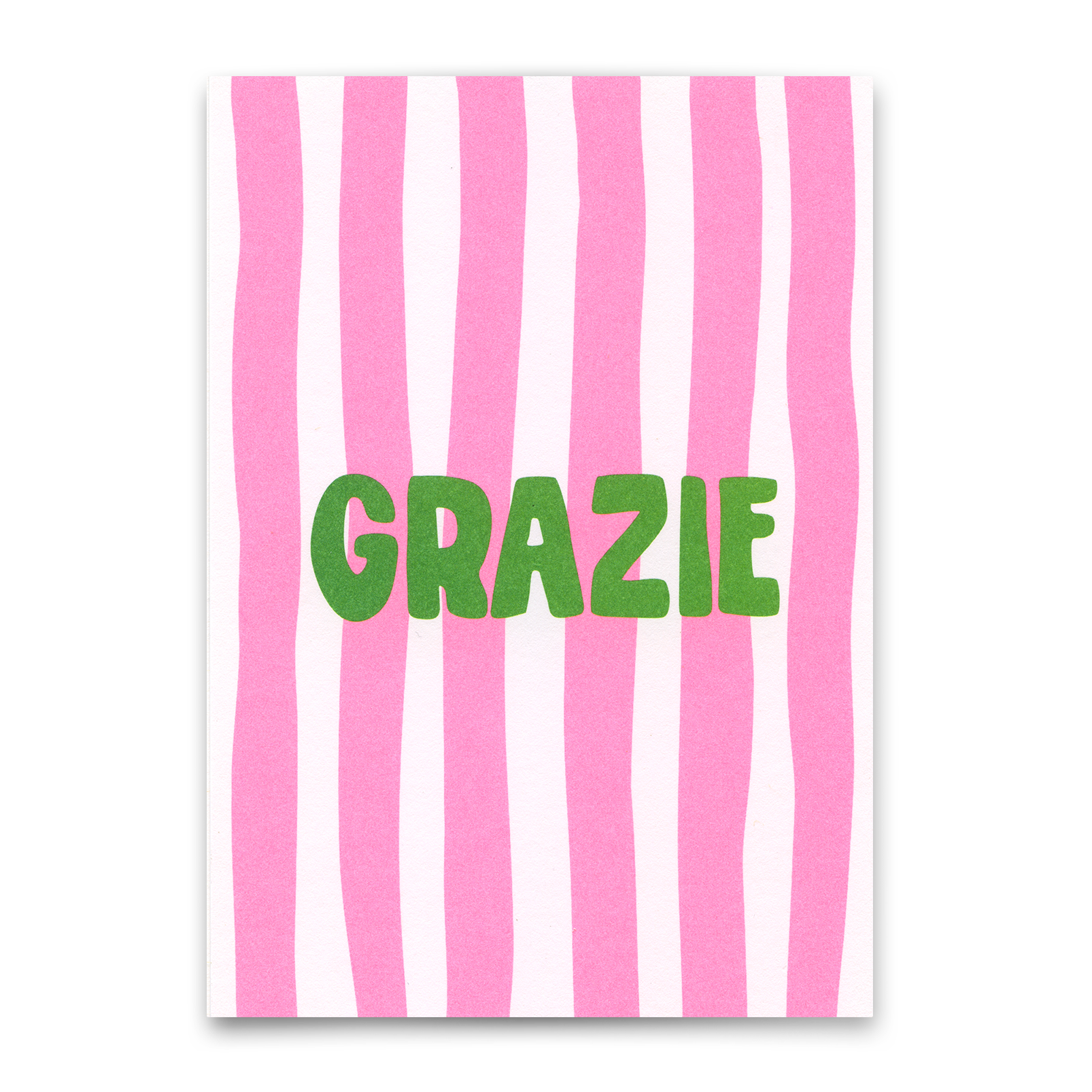 Postkarte "Grazie" | Schöne Karte zum Dankesagen