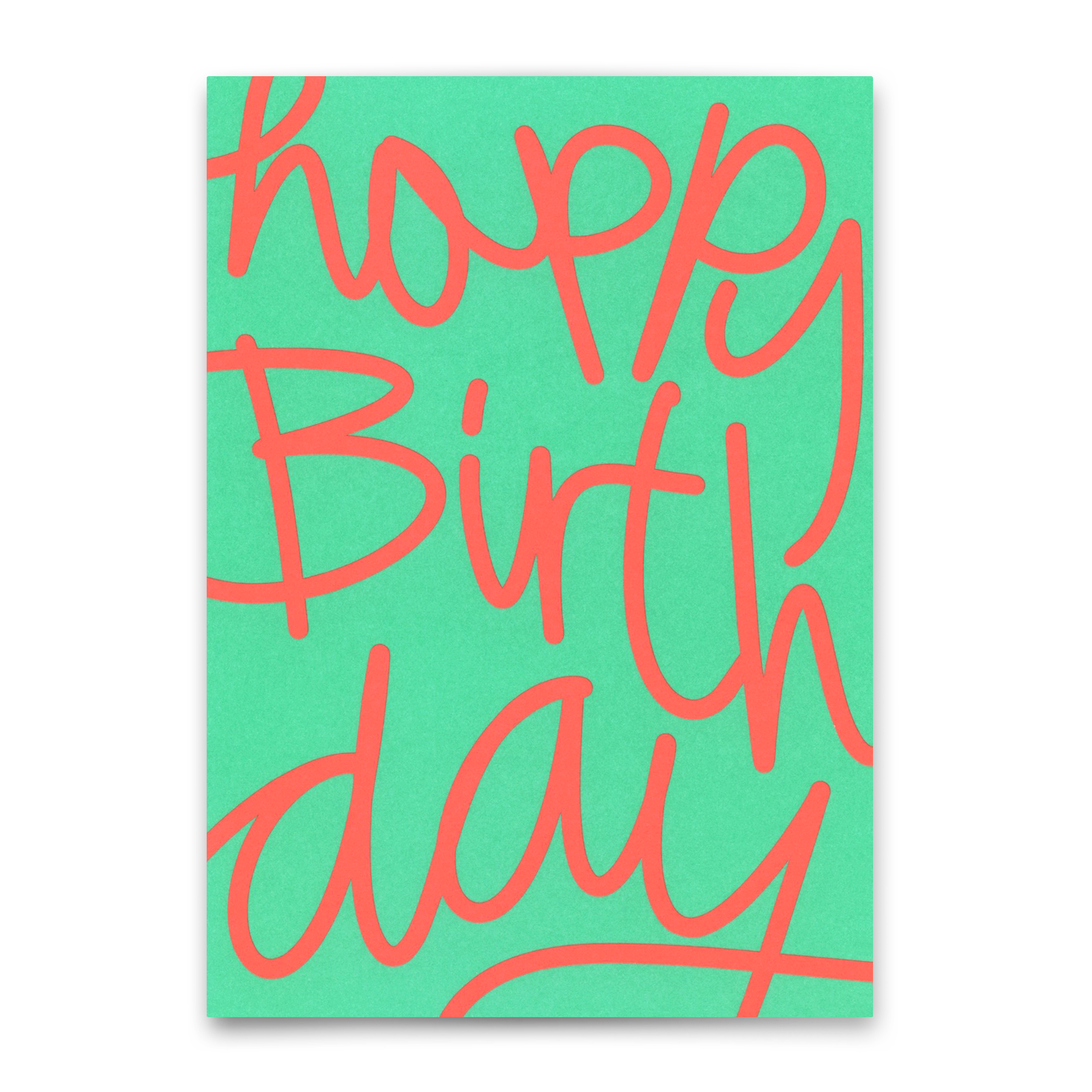 Postkarte "Happy Birthday Swing" | Besondere Karte zum Geburtstag