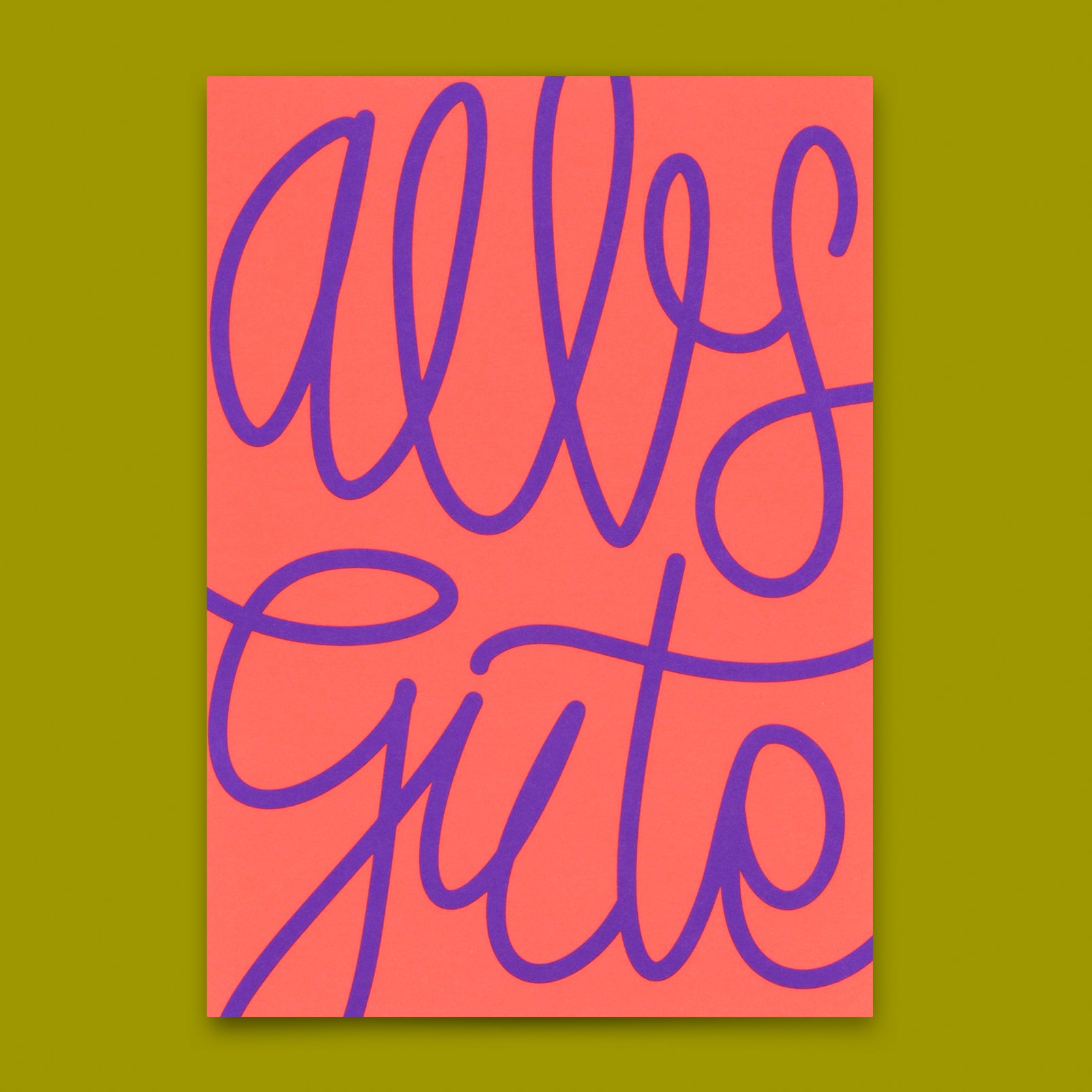 Postkarte "Alles Gute Swing" | Besondere Karte zum Gratulieren