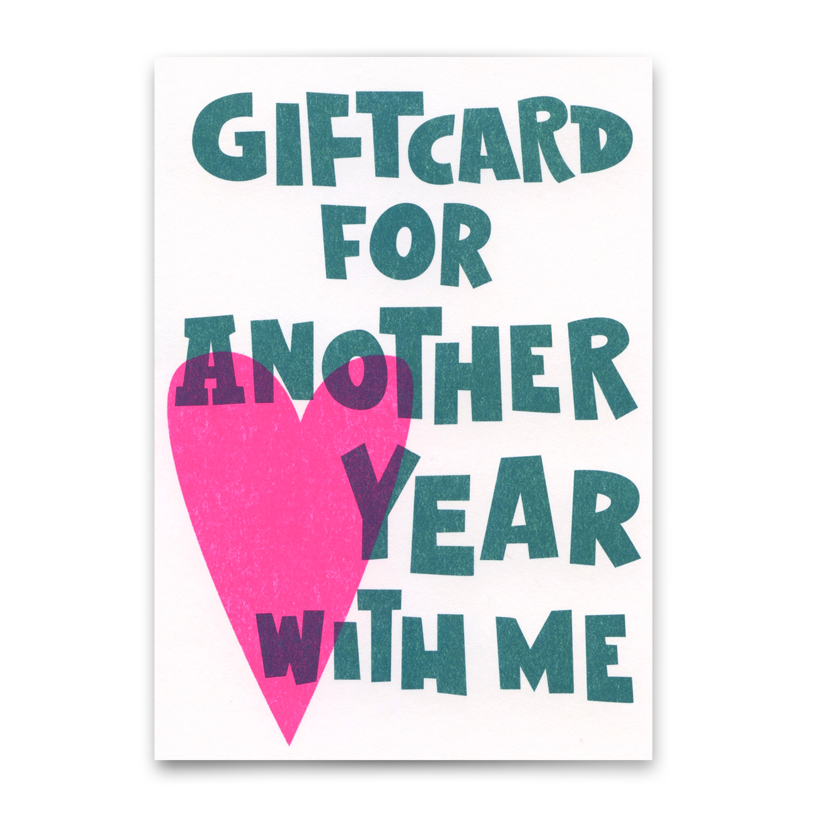 Postkarte "Another year" | Lustige Gutschein-Karte für jeden Anlass