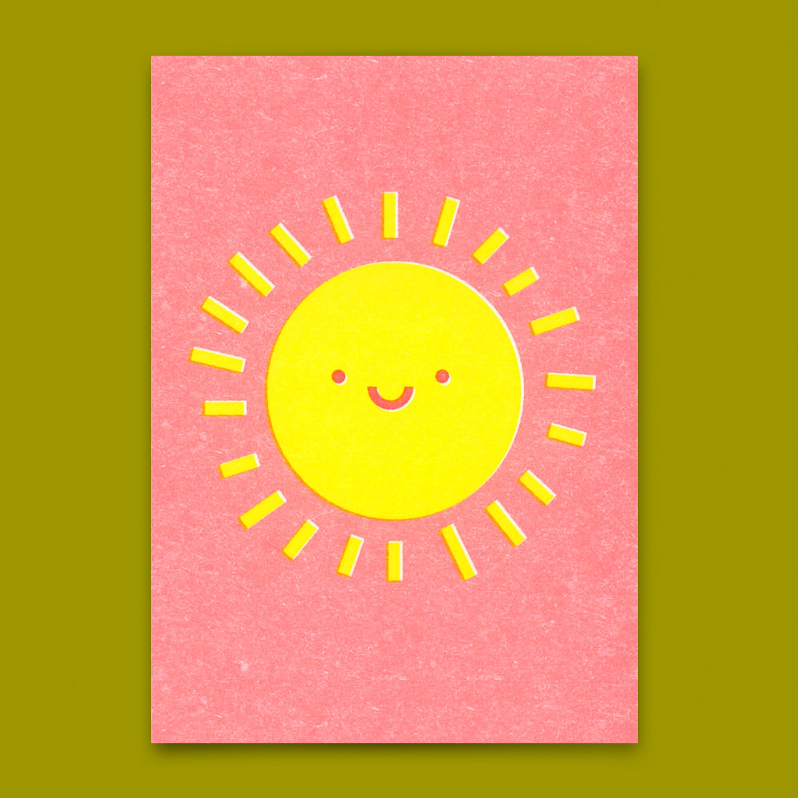 Postkarte "Smiling sun" | Schöne Karte  für jeden Anlass
