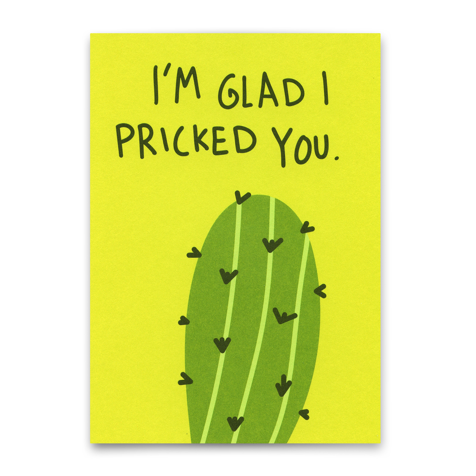 Postkarte "Pricked you" | Lustige Karte mit Spruch