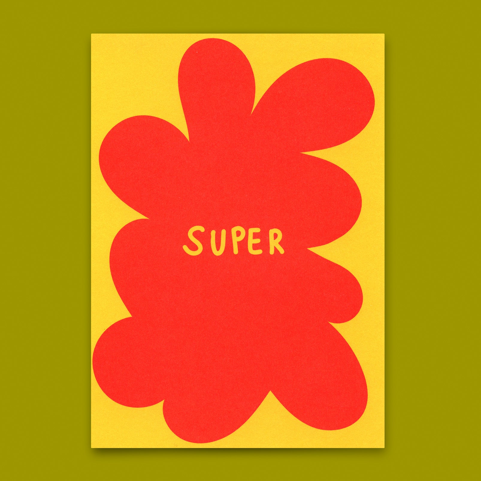 Postkarte "Super Abstrakt" | Coole Karte für jeden Anlass
