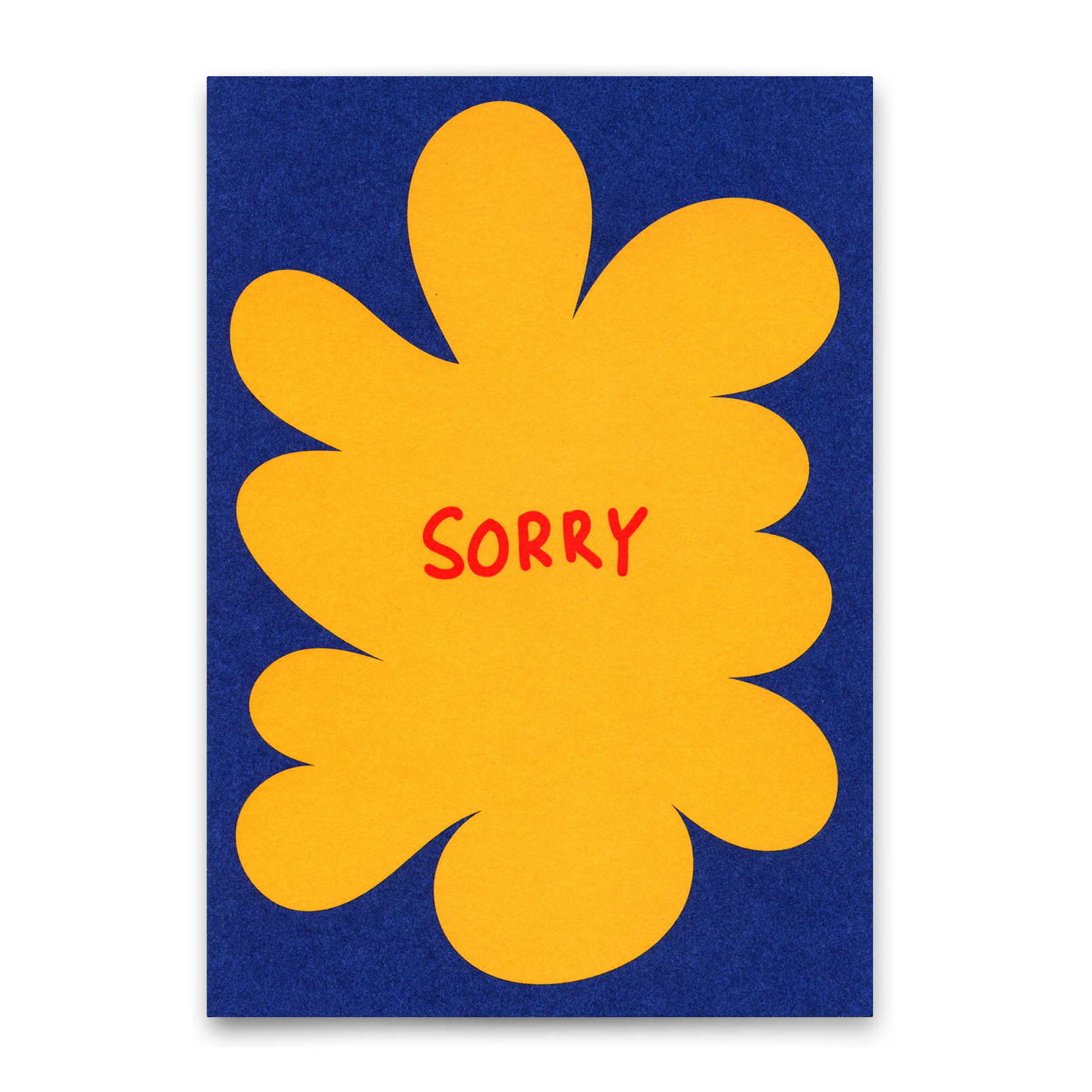 Postkarte "Sorry Abstrakt" | Besondere Karte zum Entschuldigen
