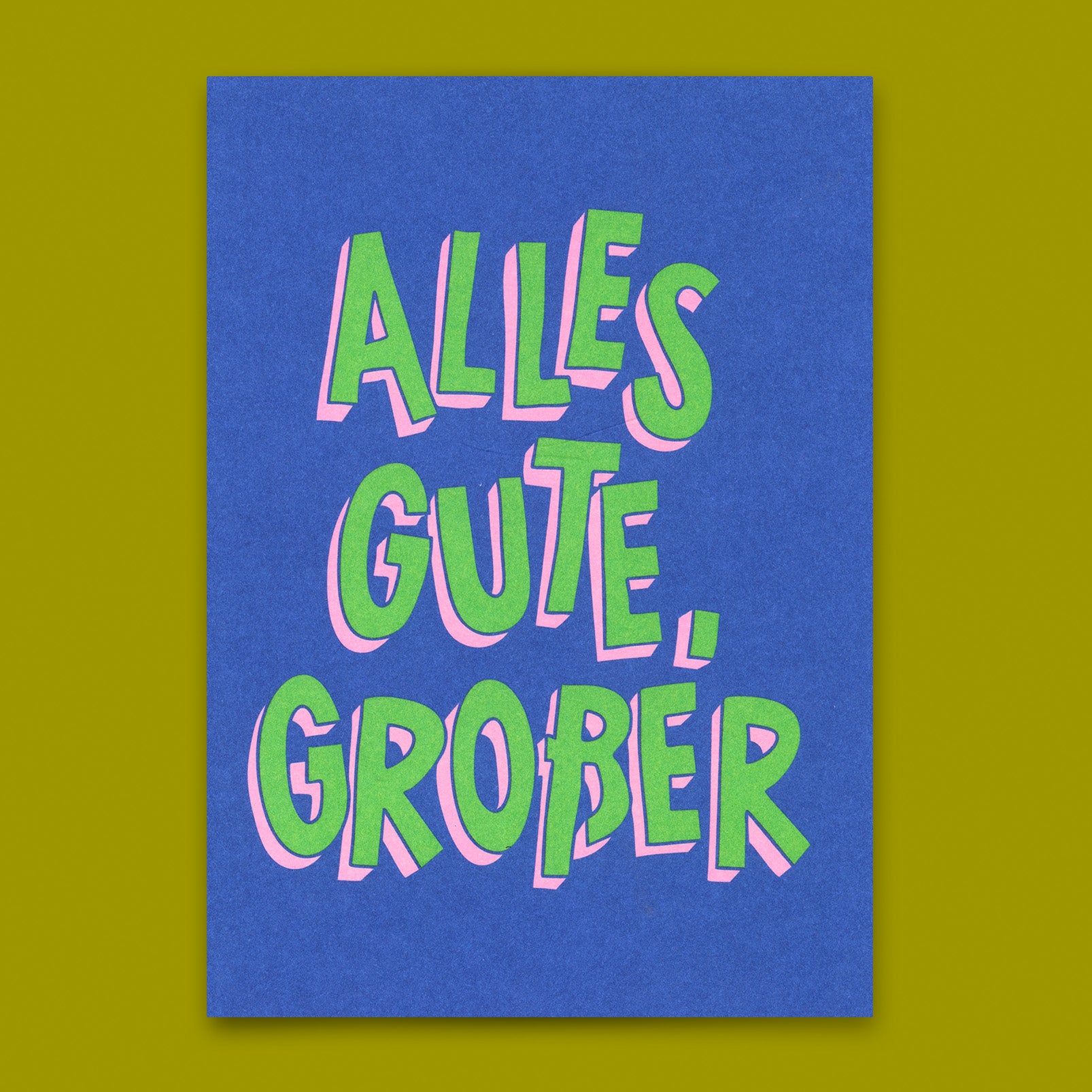 Postkarte "Alles Gute, Großer" | Besondere Karte zur Gratulation