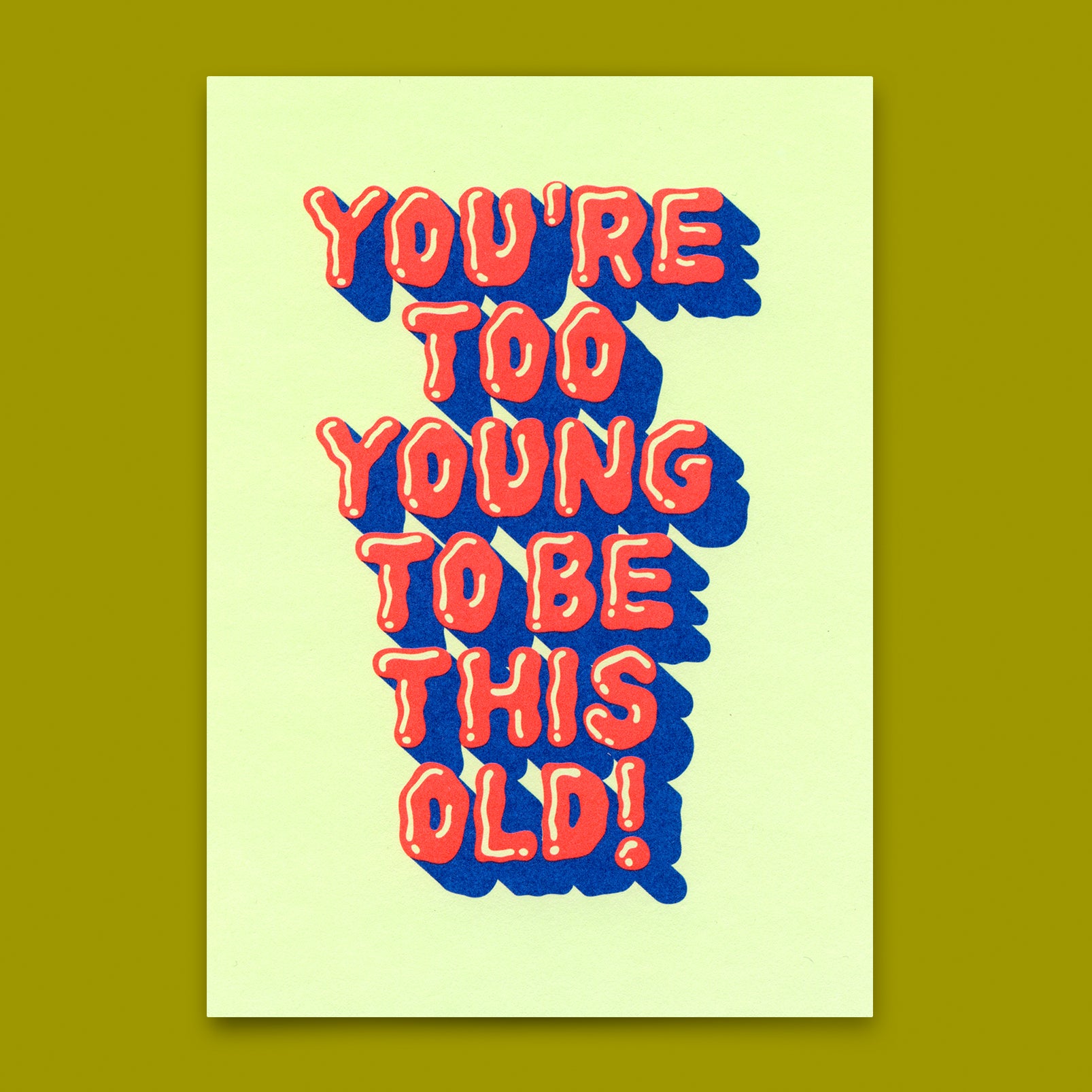 Postkarte "To be this old" | Lustige Karte zum Geburtstag