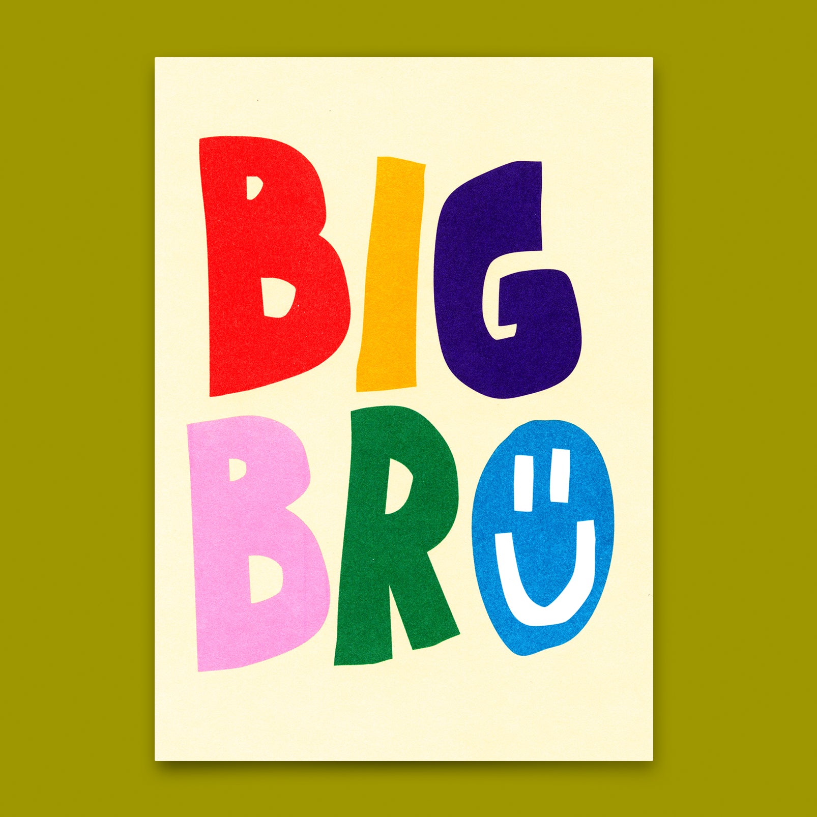 Postkarte "Big Bro" | Coole Karte für große Brüder