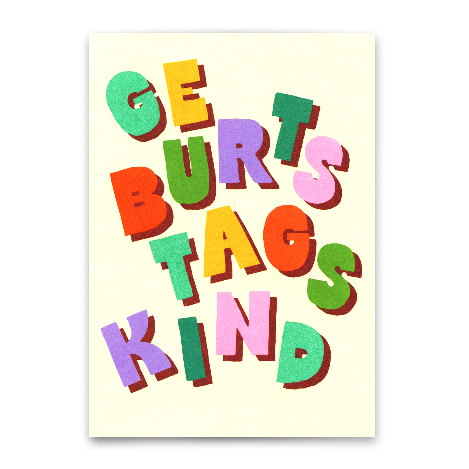 Postkarte "Geburtstagskind" | Schöne Karte zum Geburtstag