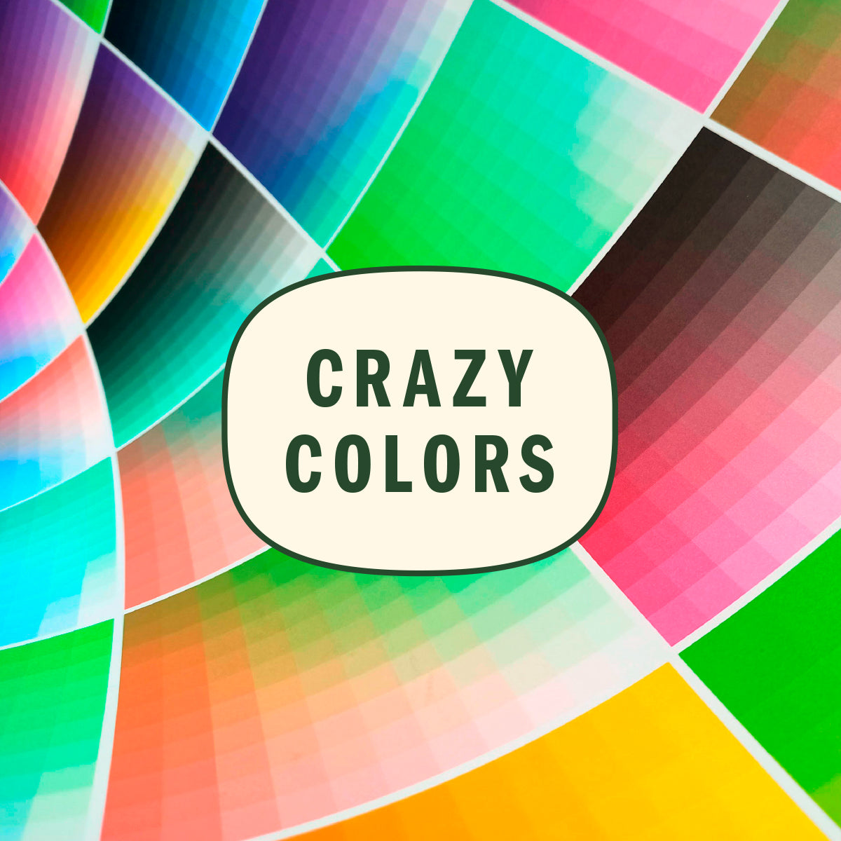 Postkarte "Happy Birthday Coloured Slice" | Coole Karte zum Geburtstag